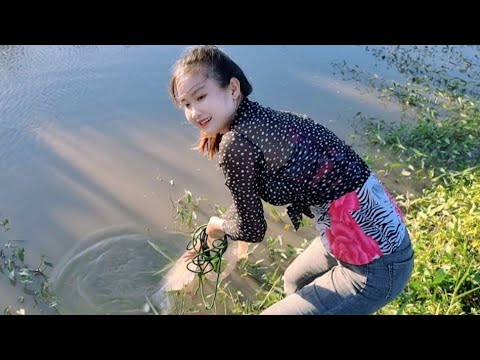 Bất Ngờ Chài Dính Cá Lóc Trúc Phương Bao Vây Cả Bầy Trong 1