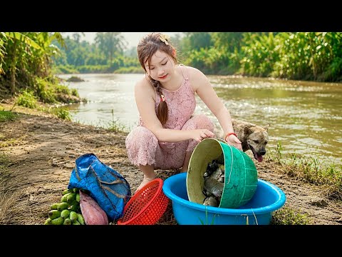 Cá Lớn Gần 7ký Đã Bị Thất Thủ Trong Bẫy Lợp Cỏ Lát Trúc