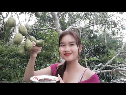 Thôn Nữ Thử Thách Ăn Hết Cây Cóc Khổng Lồ Cóc Non Chấm Mắm