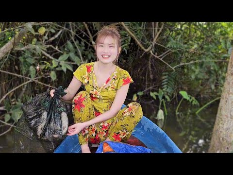Bắt Bầy Cá Lóc Sau Ba Ngày Hai Đêm Đặt Bẫy Săn Cá Mùa Nước