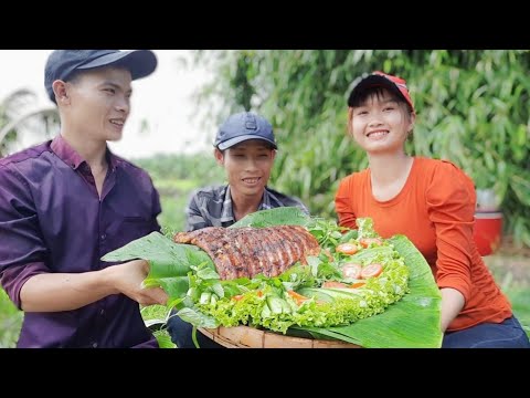 Lần Đầu 3 Anh Em Cùng Làm Tảng Sườn Nướng Siêu Cay Trong