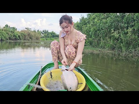 Giăng Lưới Bắt Cá Cườm Khủng Dưới Kênh 300 Còn Rất Nhiều