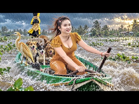 Chống Chịu Từng Cơn Sóng D ữ Khi Đi Săn Cá Bắt Cò Giữa ĐỒNG