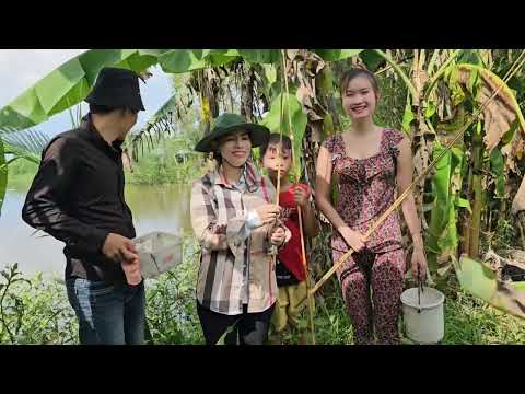 Mưa Bất Ngờ Câu Cá Rô Đồng Khu Này Lôi Phao Cực Nhanh Mùa