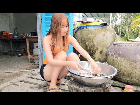 Theo Cua Ruộng Kéo Lưới Bắt Cá Về Làm Bữa Cơm Quê Ăn Cùng