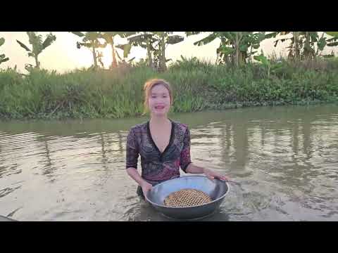 May Mắn Phút Cuối Cá Đầy Mẻ Thùng Khi Săn Bắt Giữa Đồng