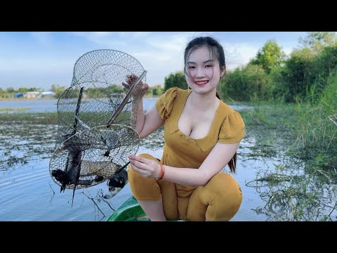 Băng Rừng Vượt Nước Tìm Bắt Những Con Cá Ngon Ngày Gió Mạnh