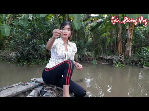 Hai Mẹ Con Thôn Nữ Thử Thách Làm Bẫy Khổng Lồ Bắt Cá Khủng