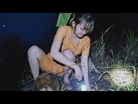 Cắm Câu Cá Trê Đêm Bằng Mồi Dế Trúng Lớn Kỷ Lục Gỡ Cá Mỏi