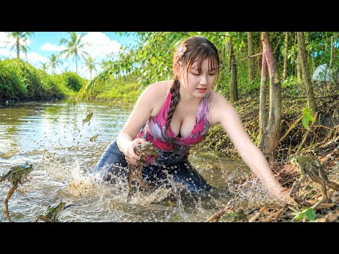 Con ếch phải bự cỡ đại mới lôi nổi bẫy cá này