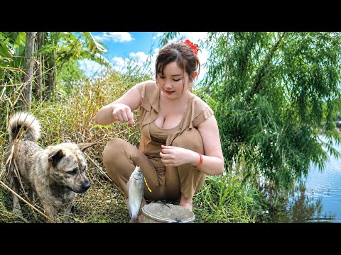 Chạy Chạy Nỗi Kiếp Sợ Của Trúc Phương Khi Đang Săn Cá Trong