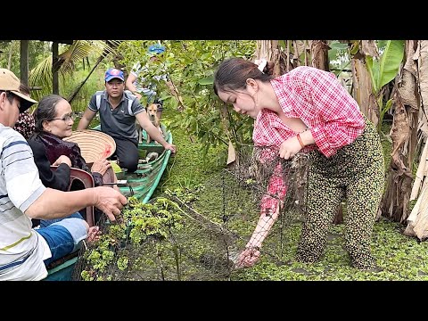 Hết Hồn Chiếc Ghe Nhỏ Chở Đại Gia Đình Trúc Phương Đi Đổ