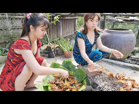 Lần Đầu Thôn Nữ Nướng Chân Gà Bán Khắp Xóm Trúc Phương Vlog