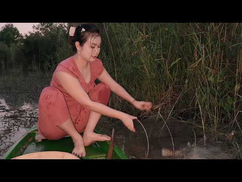 HẾT HỒN Cá Lóc Lớn Dính Bẫy Sáng Nước Đêm Mùa Đông trúc