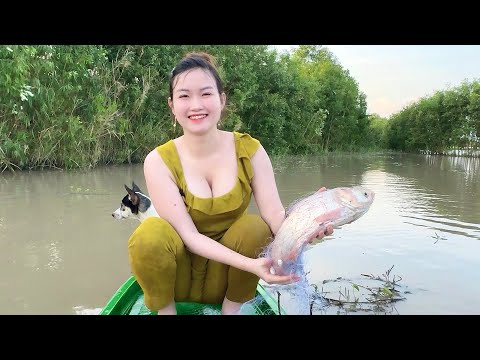 CHẠM Mặt Loài Thuỷ Quái Kênh 300 Săn Cá Lớn Cuối Mùa Nước