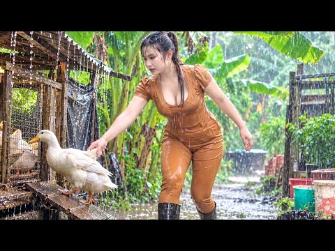 Một Mình Chống Chọi Với TRẬN LŨ Lên Quá LỚN Khi Đi Bắt Cá