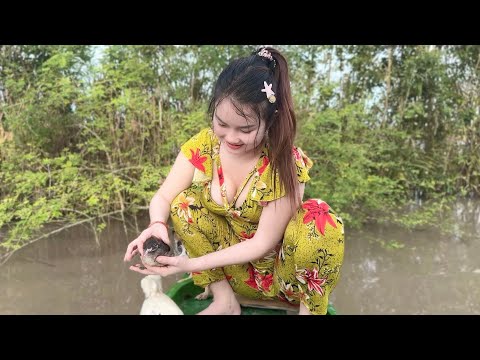 TÓM Con Cá Lớn mùa nước đất long phụng vẫn còn rất nhiều