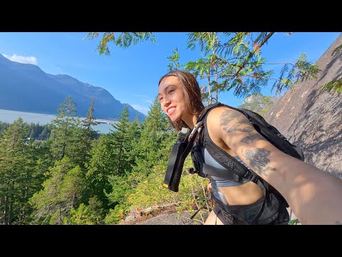 Dirtbaggin in Squamish BC