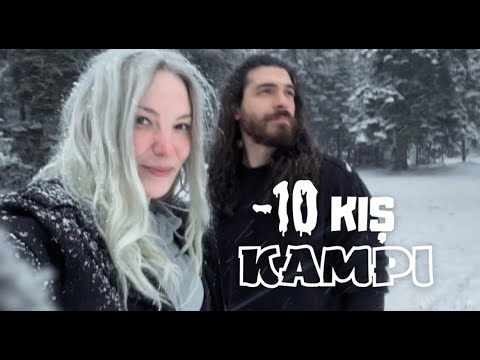 BOLU DA KIŞ KAMPI BİR GECEDE KARLAR ALTINDA KALDIK