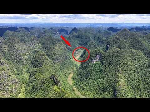 贵州发现一人家竟独自隐居在大山凹里 四周被群山隔断与世隔绝 宛如世外桃源 A family was found in
