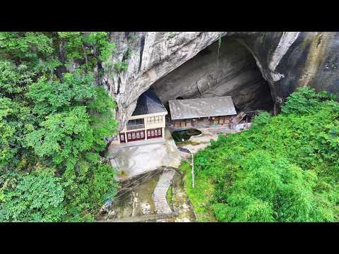 贵州一户人家五代人独居山洞100多年 走近一看真是世外桃源 A family has lived in a cave