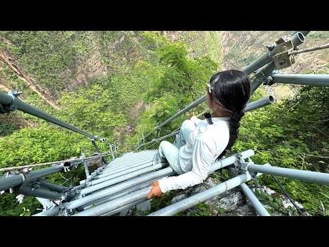 爬上中国最惊险的村庄 四川大凉山悬崖村 真是太震撼了 Climbing China s most dangerous