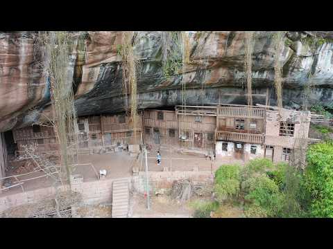 湖北大山发现岩洞人家 世代曾在此隐居上百年 车路不通如世外桃源 Hubei cave people have