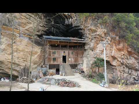 重庆一户人家隐居山崖下已100多年 走近一看真是一个世外桃源 A family living in seclusion