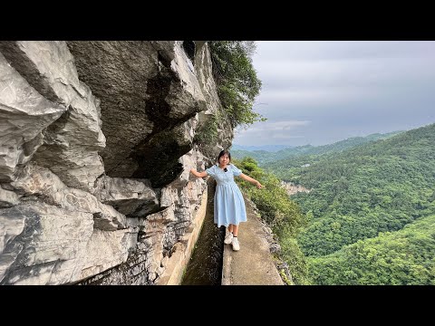 贵州深山八旬老人 用36年在悬崖凿出生命天渠 感动无数人 80 Year Old Man Spent 36 Years