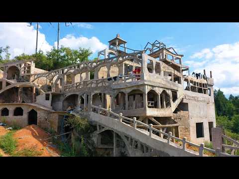 贵州农民大叔一个人建了一座大城堡 走近一看太奇特了 One rural man builds a castle in