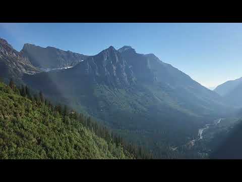 Going to the Sun road Glacier NP USA