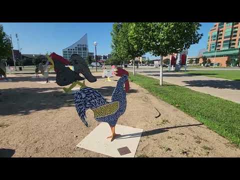 Finns and things at Louisville Kentucky waterfront July 2026