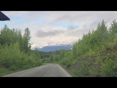 Mountain views Dease Lake hwy June 2026