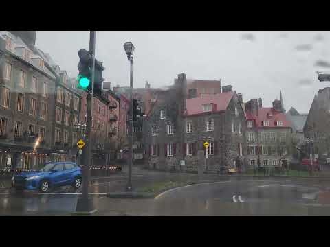 Quebec on a rainy day 2025