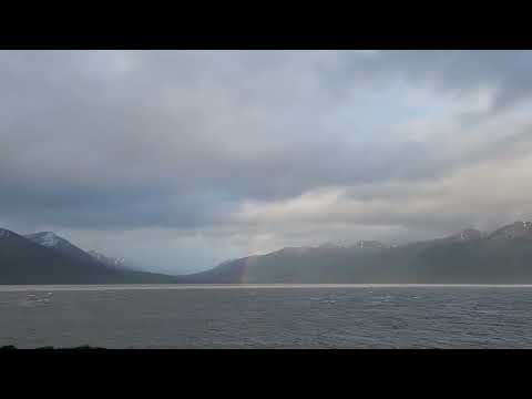 Rainbow on drive to Seward Alaska June 14 2026