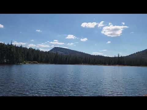Lake on Rubicon trail in California Sept 24 2024