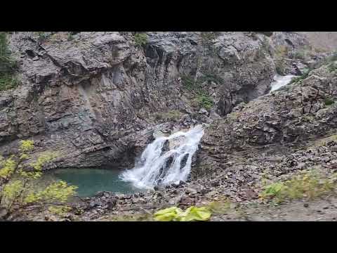 Waterfall on jeep trail by Marble Colorado Sept 21 2024