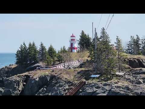 Lighthouse Wilson Beach New Brunswick Canada May 14 2025
