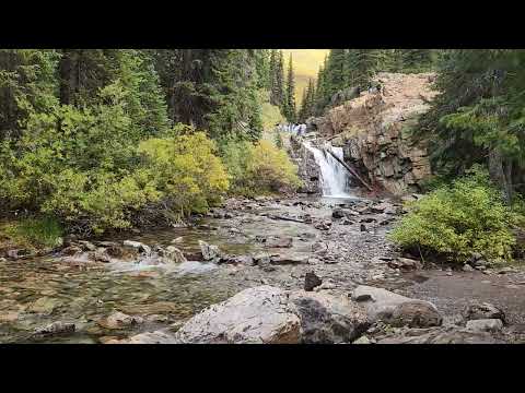 Waterfall on trail in Colorado Sept 22 2024
