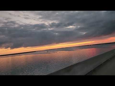 Sunset from Key West bridge Feb 27 2025
