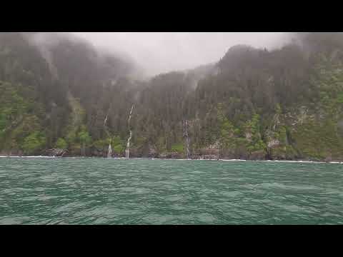 Resurrection Bay waterfalls