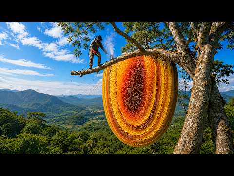 Only 1 Dare Climb a Massive 100 Meter Tree Using Rusty