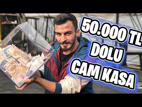 KIRILMAZ CAMDAN PARA KASASI YAPTIRDIM 50 000tl ÖDÜL