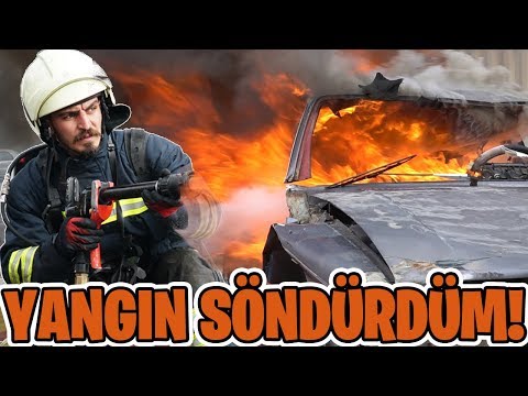 KORKUSUZCA ALEVLERİN İÇİNE GİRDİM İTFAİYECİ OLDUM