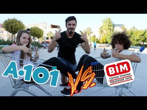MARKET ARABALARI ile DRİFT YARIŞMASI BİM vs A101