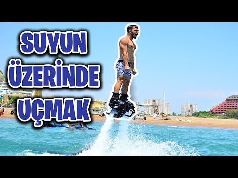SUYUN ÜZERİNDE UÇTUM ŞAHİTLERİM VAR FLYBOARD