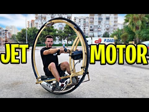 TEK TEKERLİ MOTOR YAPTIK