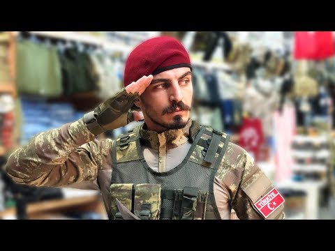 BORDO BERELİ ASKERİ MALZEMELERİNİ DENEDİM DELİ Mİ NE