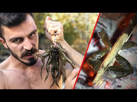 DOĞADA KURBAĞA YİYEREK HAYATTA KALDIM