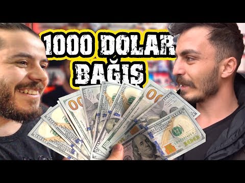 CANLI YAYINDA 1000 DOLAR BAĞIŞ ATTIM ft Unlostv